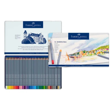 Estojo Lápis de Cor Aquarelavel C/36 Goldfaber 114636 Faber